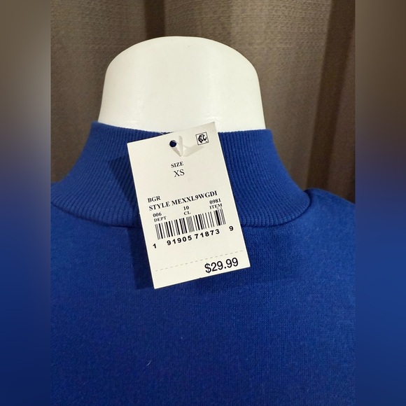 New Mighty Fine Christmas tree women’s pompom long sleeve dress XS - Picture 6 of 8